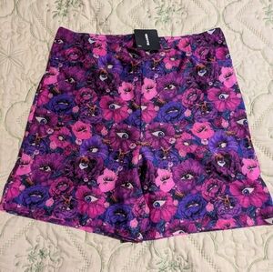 Blackmilk Peeking Peony Garden HW Pocket Shorts Size Medium
